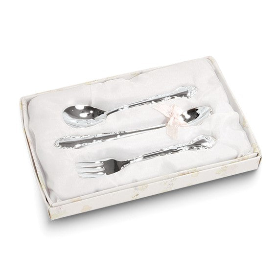 Silver-plated Baby Silverware Feeding Set