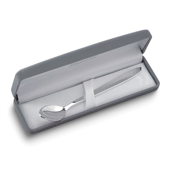 Silver-plated Gift Boxed Baby Feeding Spoon