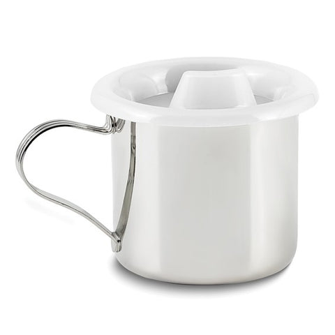 Silver-plated Baby Cup with Sipper Lid