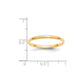 Half Round Wedding Band - WBC