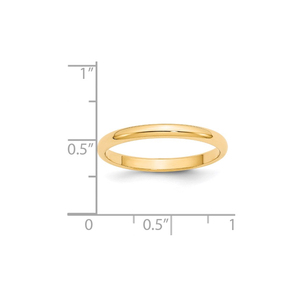 Half Round Wedding Band - WBC