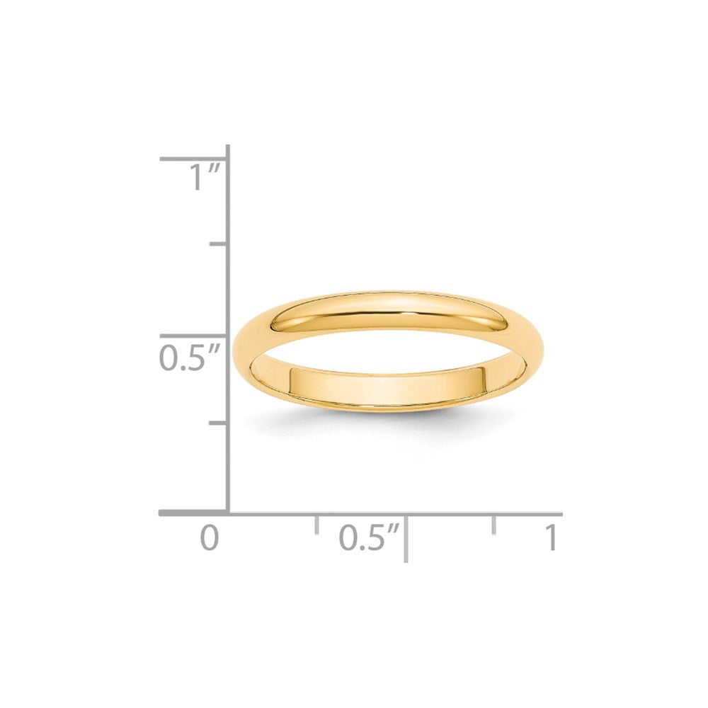 Half-Round Wedding Band - WBC