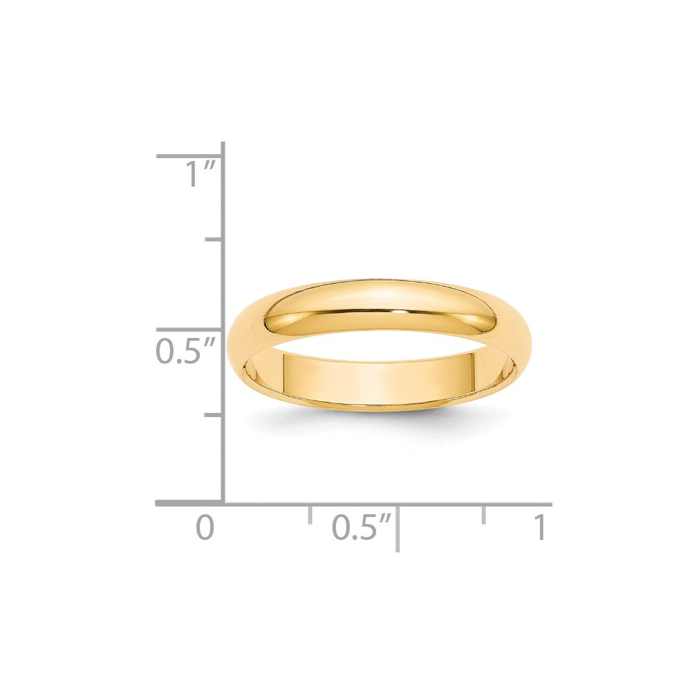 Half Round Wedding Band - WBC
