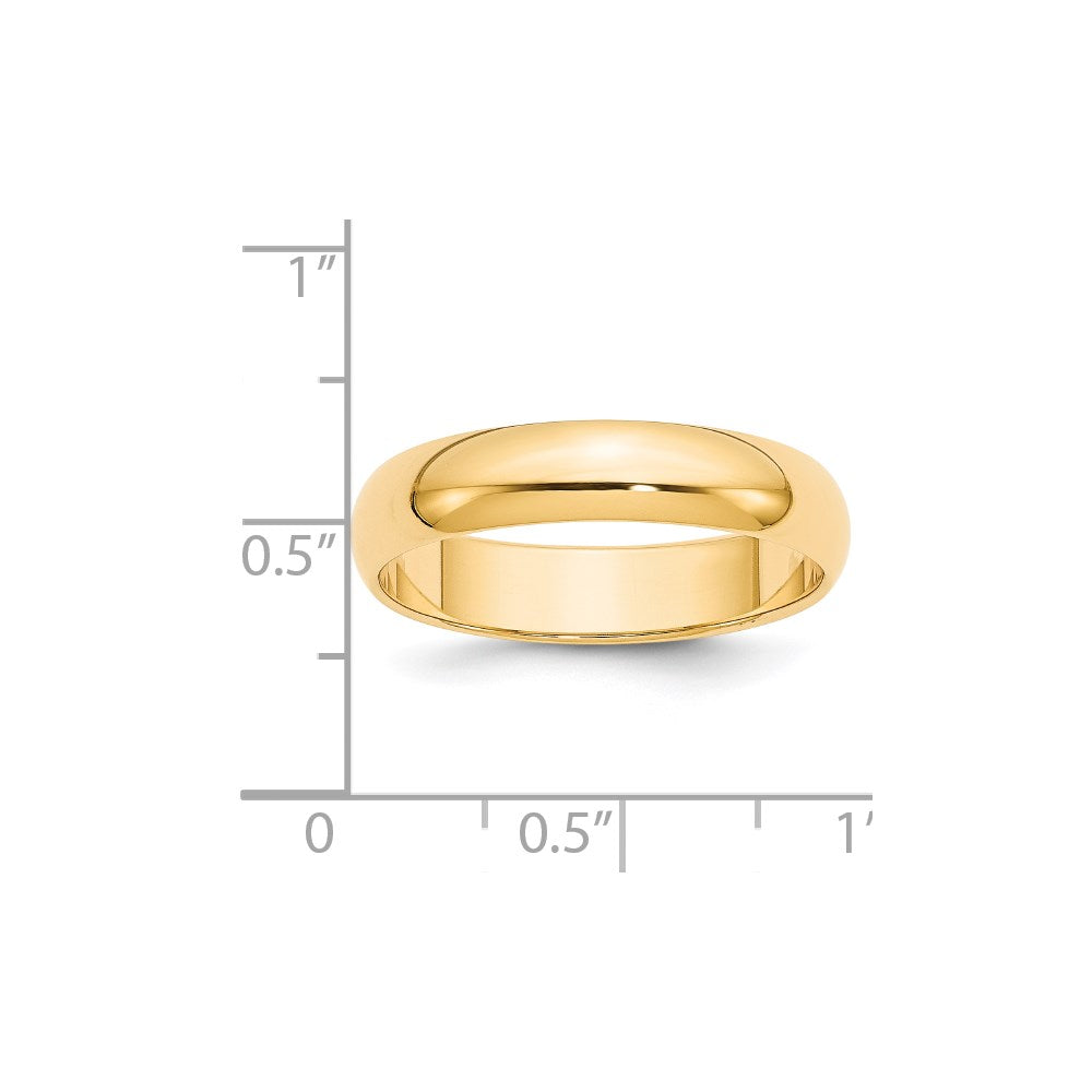 Half Round Wedding Band - WBC