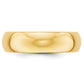 Half-Round Wedding Band - WBC