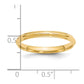 Half Round with Edge Wedding Band - WBC