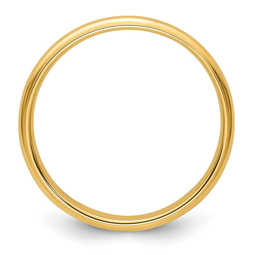 Half Round with Edge Wedding Band - WBC
