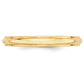 Half Round with Edge Wedding Band - WBC