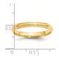 Half Round with Edge Wedding Band - WBC