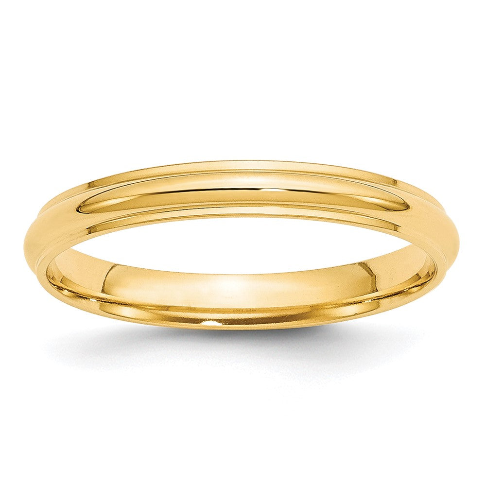 Half Round with Edge Wedding Band - WBC