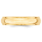 Half Round with Edge Wedding Band - WBC