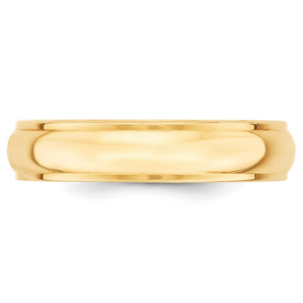 Half Round with Edge Wedding Band - WBC