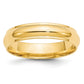 Half Round with Edge Wedding Band - WBC