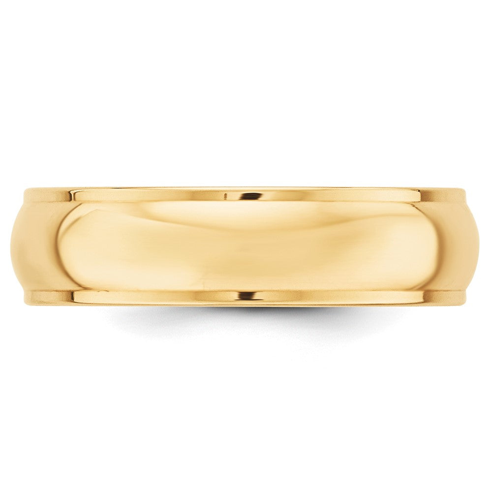 Half Round with Edge Wedding Band - WBC