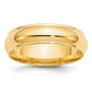 Half Round with Edge Wedding Band - WBC