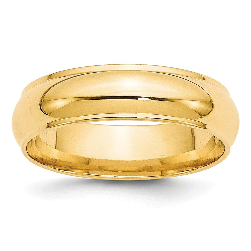 Half Round with Edge Wedding Band - WBC