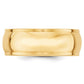 Half Round with Edge Wedding Band - WBC