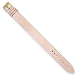 Moog Gld-pltd Lt Pink Lizard Texture Patent Finish Calf Lthr Watch Band