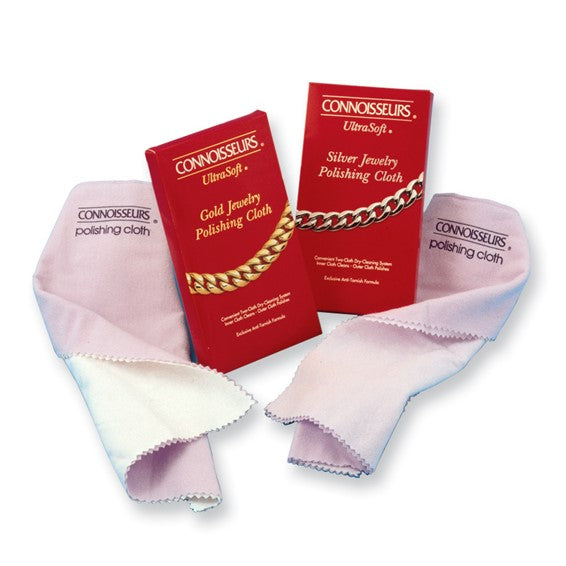Connoisseurs Jewelry and Gold Ultra-Soft Polishing Cloth
