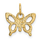 Solid Polished Butterfly Charm - WBC