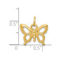 Solid Polished Butterfly Charm - WBC