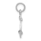 Solid Polished 3-D Anchor Charm - WBC