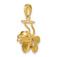 3-D Baby Carriage Charm - WBC