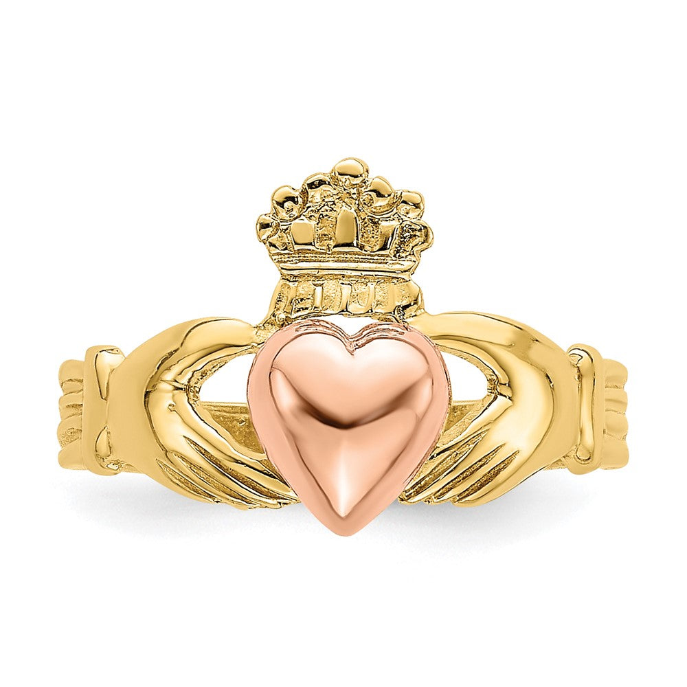Two-tone Claddagh Baby / Childs Ring - WBC