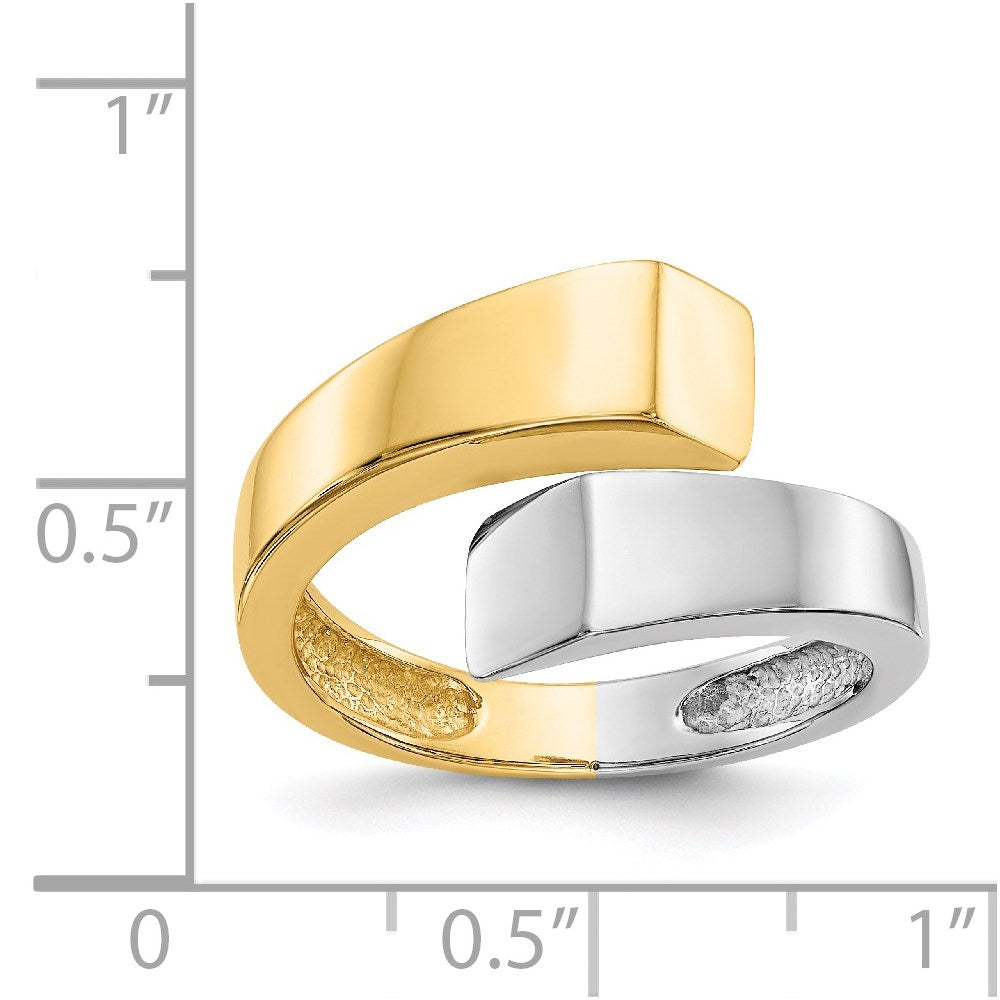 Two-tone Square Bypass Ring - WBC