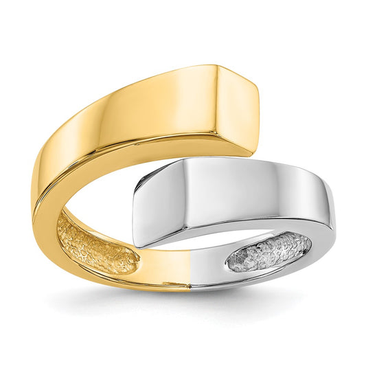 Two-tone Square Bypass Ring - WBC