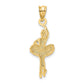 Pink Enameled Ballerina Pendant - WBC