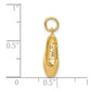3-D Ballet Slipper Pendant - WBC