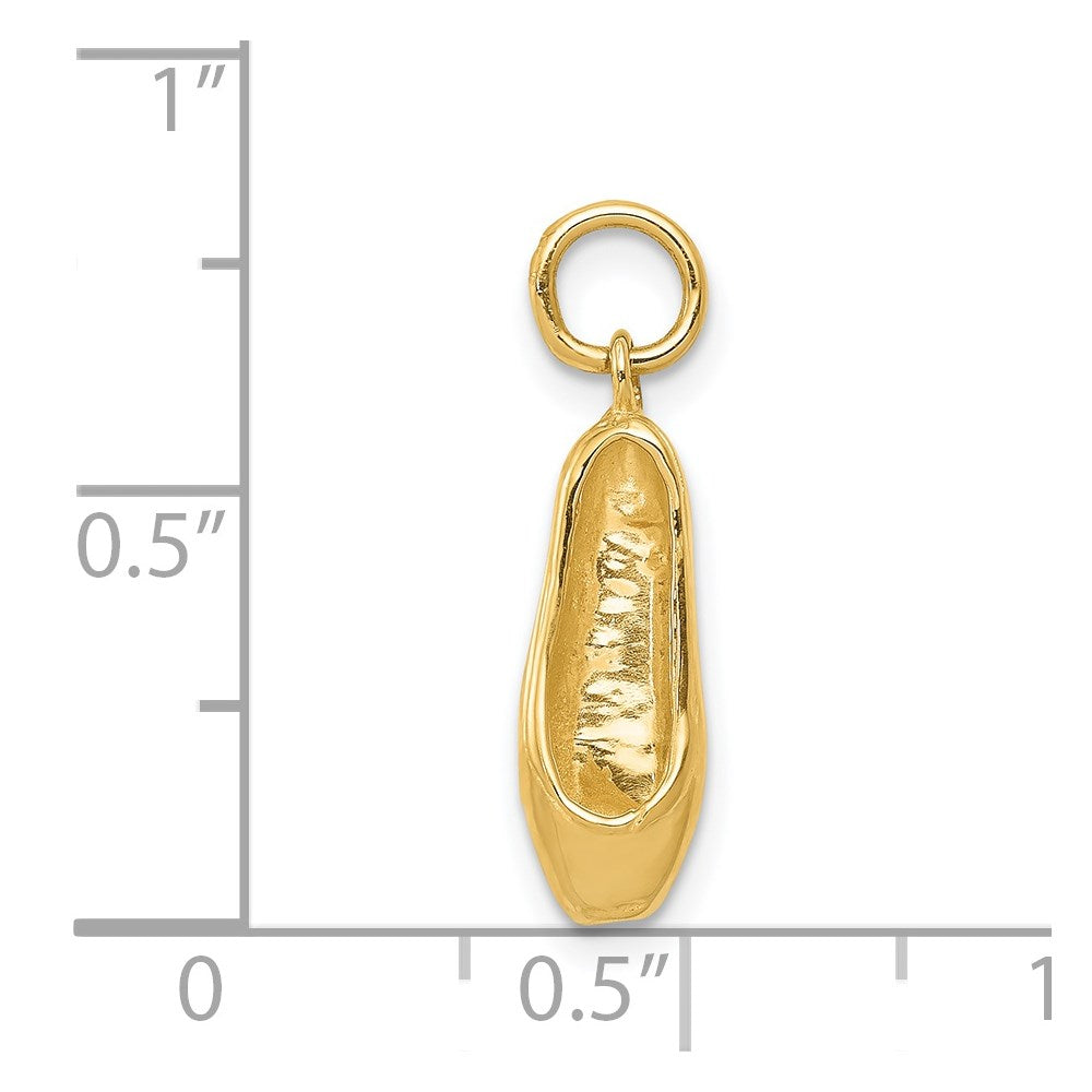 3-D Ballet Slipper Pendant - WBC