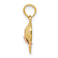 Two-tone Baby Rattle Pendant - WBC