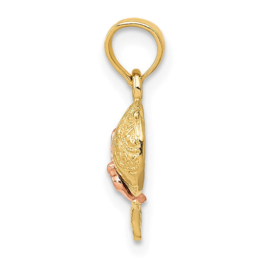 Two-tone Baby Rattle Pendant - WBC