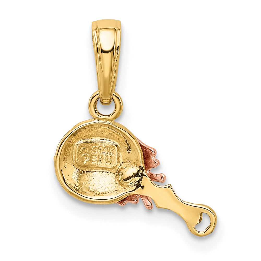 Two-tone Baby Rattle Pendant - WBC