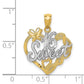 and Rhodium SWEET 16 Pendant - WBC