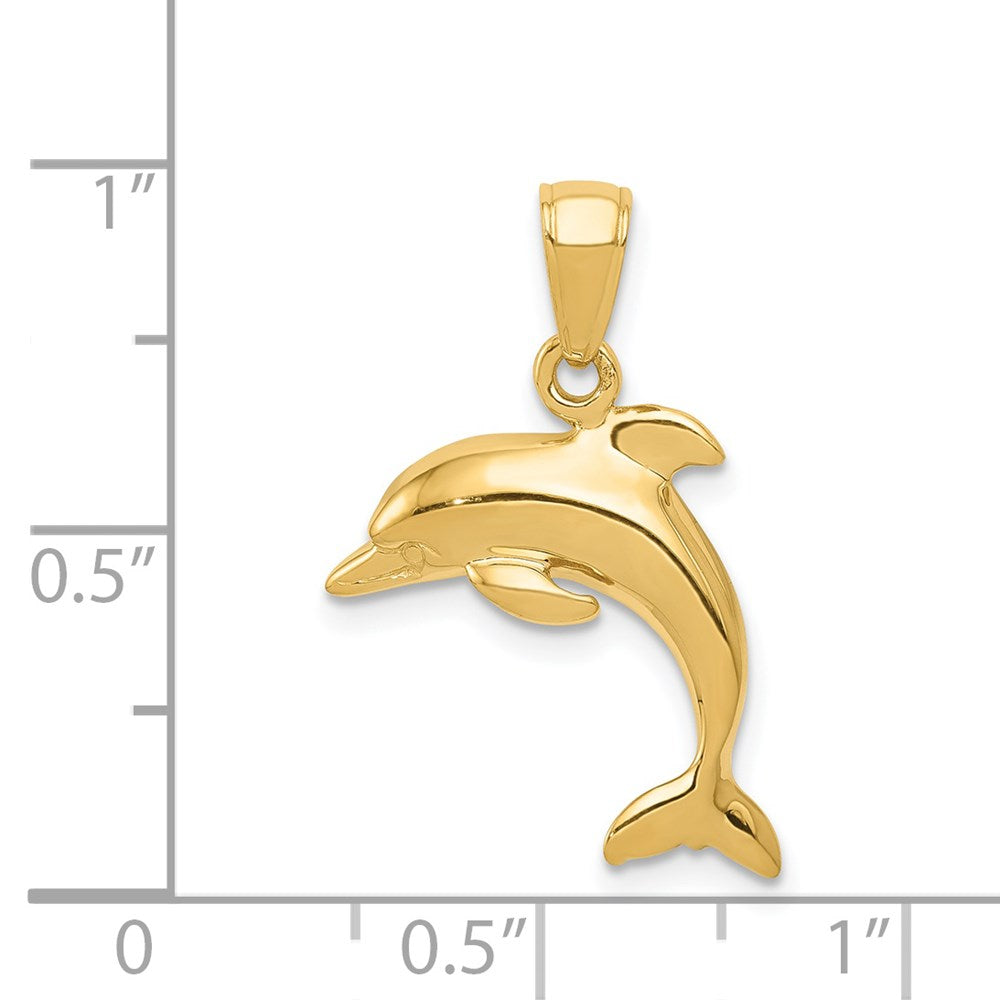 Jumping Dolphin Pendant - WBC