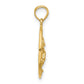 Double Dolphin Circle Pendant - WBC