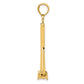 3-D Fluke-Style Anchor with Moveable Fins Pendant - WBC