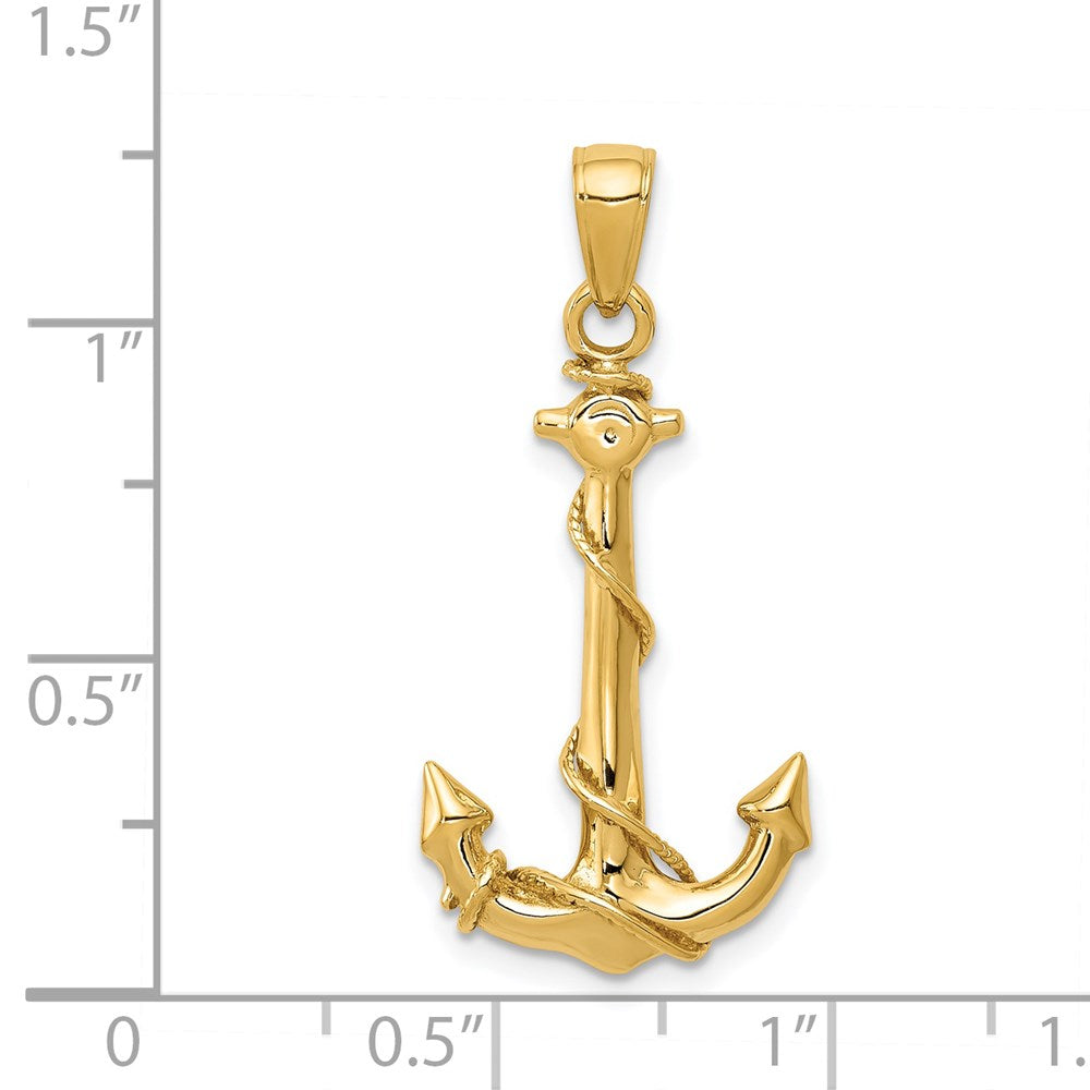 3-D Anchor with Rope Pendant - WBC