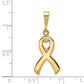 Heart In Awareness Ribbon Pendant - WBC