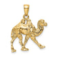3-D 2-Hump Camel Pendant - WBC