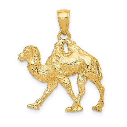 3-D 2-Hump Camel Pendant - WBC