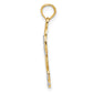 and Rhodium LOVE Angel Pendant - WBC