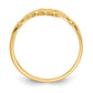 Textured Mini Heart Baby / Childs Ring - WBC