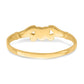 Textured Mini Heart Baby / Childs Ring - WBC