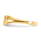 Satin Closed Back Baby Heart Signet Ring - WBC