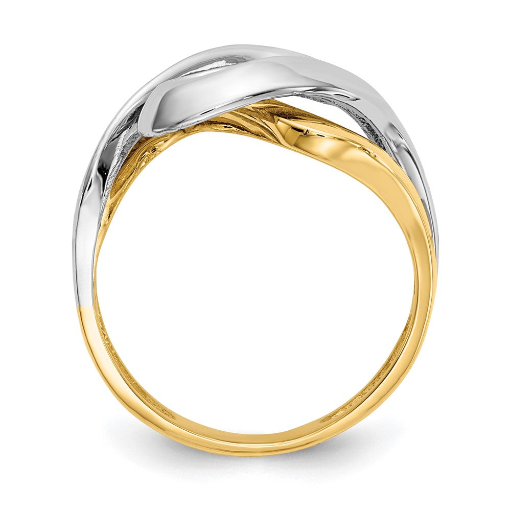 Two-Tone Swirl Ring - WBC