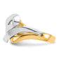 Two-Tone Swirl Ring - WBC